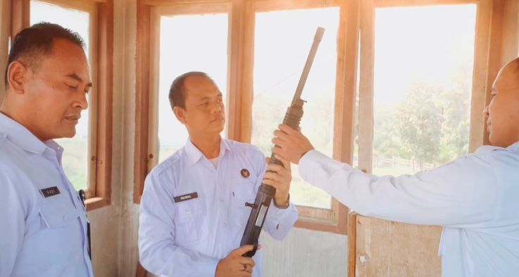 Deteksi Dini, Lapas Banyuasin Lakukan Pengecekan Sarpras Pos Menara