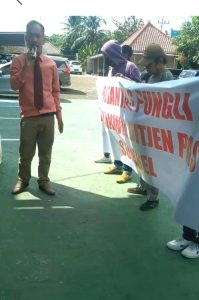 Massa LSM KPK Sumsel Desak Kakanwil Ditjenpas Mundur Atas Dugaan Pungli di Lapas, Kanwil Beri Respons