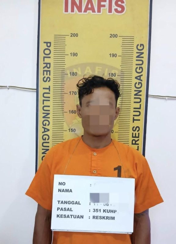 Satreskrim Polres Tulungagung Amankan 1 Pelaku Penganiayaan Yang Mengakibatkan Luka Berat