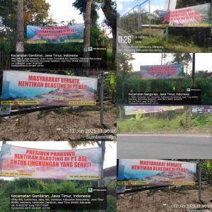 “Blasting atau Peledakan” PT BSI Berpotensi Rusak Alam, Ormas GRIB JAYA Bersurat Ke Presiden
